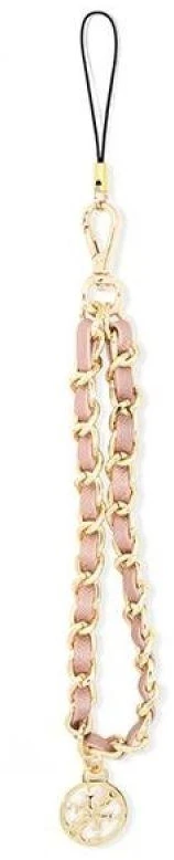 Guess GUSTSAS4P virvelė telefonui rožinės spalvos Chain Metal 4G Charm
