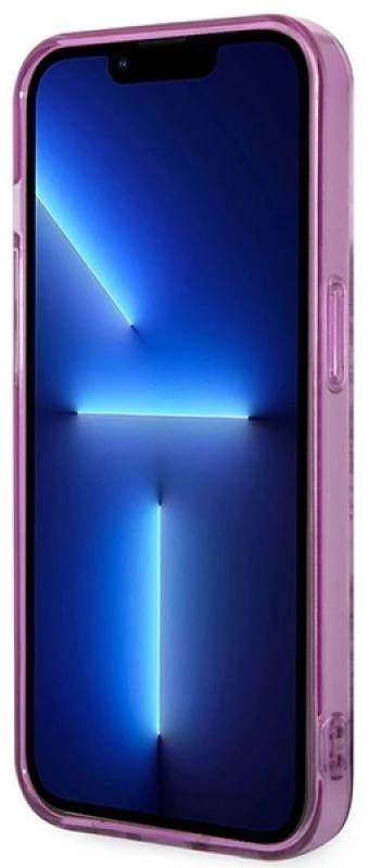 Dėklas GUESS GUHCP14XHGPLHF IPHONE 14 PRO MAX 6,7 colių FUCHSJA / FUSCHIA PORCELAN KOLEKCIJA