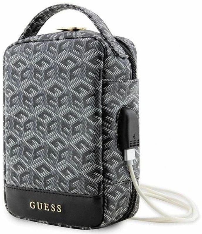 Guess krepšys GUHBHGCFSEK juodos spalvos GCube Stripe