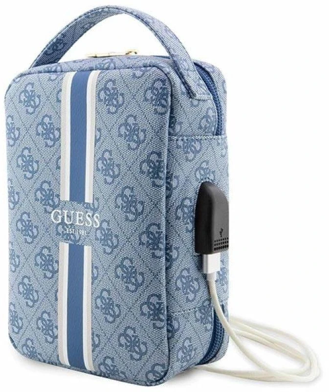 Guess krepšys GUHBP4RPSB Organizer mėlynas 4G Printed Stripes