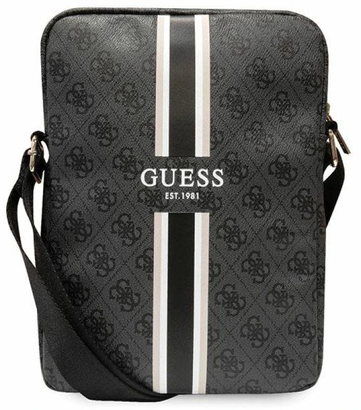 „Guess“ krepšys planšetiniam kompiuteriui 10 GUTB10P4RPSK juodas „4G Stripes“ planšetinio kompiuterio krepšys