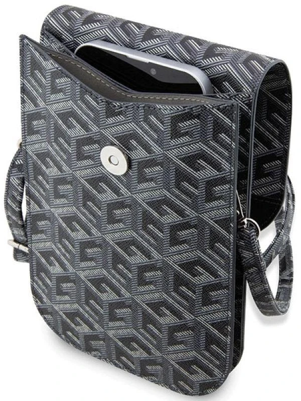 Guess Handbag GUWBHGCFSEK juodos spalvos GCube Stripe