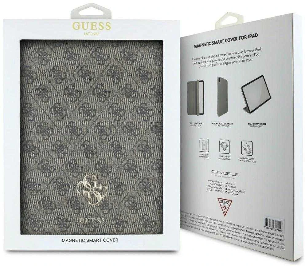 „Guess GUFC13PM24PS4SGW Apple iPad Pro 13“ (2024 m.) raudonos spalvos magnetinis 4G su dideliu logotipu