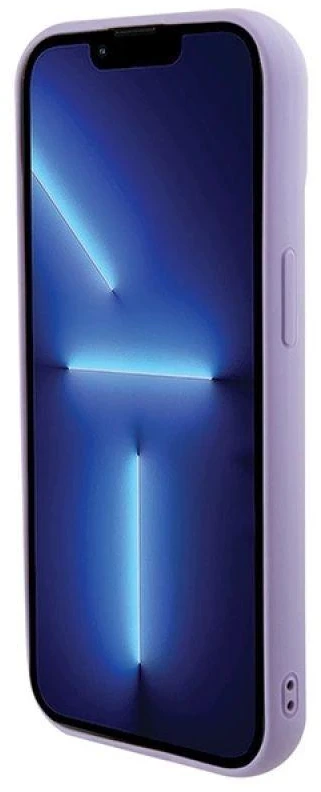 Dėklas GUESS GUHCP15SPSFDGS IPHONE 2013-15-14 6.1 "PURPURINĖ / PURPURINĖ KIETOJI DĖLĖS SEQUIN SCRIPT METAL