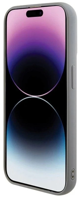 Apple iPhone 15 Pro Max Guess dėklas Sequin Script Metal (GUHCP15XPSFDGSS) sidabrinės spalvos