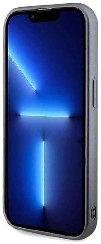 Guess GUHCP14XPSFDGSS Apple iPhone 14 Pro Max 6.7″ sidabrinis kietas dėklas Sequin Script Metal