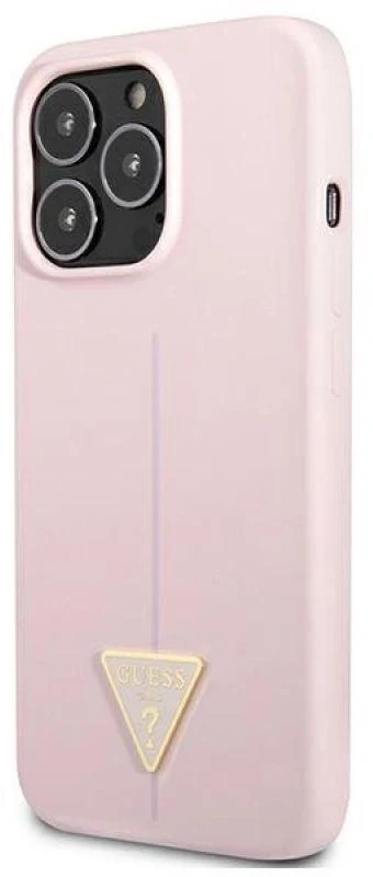 Dėklas Guess Silicone Triangle Case for iPhone 13 Pro / 13 6.1" - Violetinė