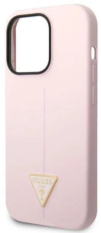 Dėklas Guess Silicone Triangle iPhone 14 Pro 6.1" Case - Violetinė