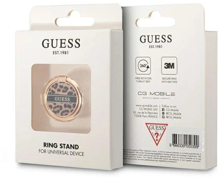 „Guess“ žiedų stovas GURSHCLEOW ruda leopardas