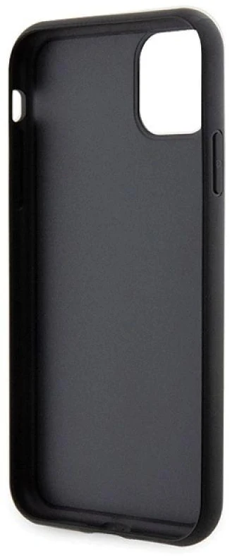 Dėklas GUESS GUHCN61PS4DGPK IPHONE 11 / XR 6.1 "Juodas / Juodas HARDCASE STRASS METAL LOGO