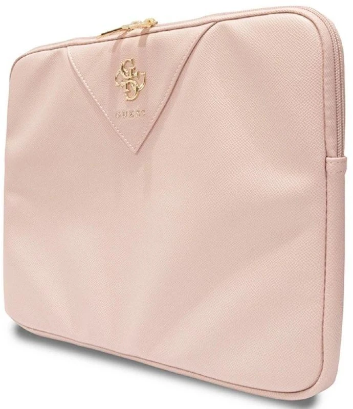 Guess Dėklas kompiuteriui GUCS14ZPGSTEGP 14″ rožinės spalvos Triangle 4G