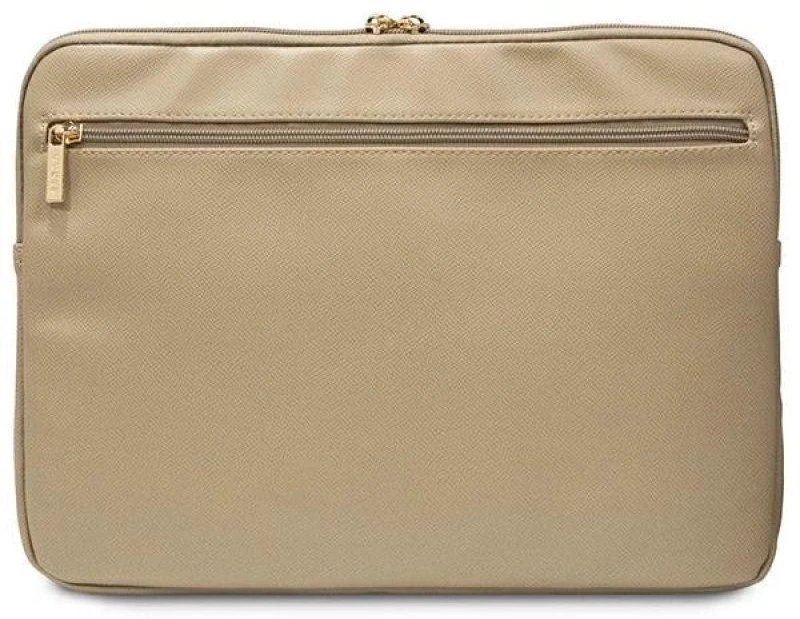 Guess Dėklas kompiuteriui GUCS14ZPGSTEGD 14″ light auksinis Triangle 4G