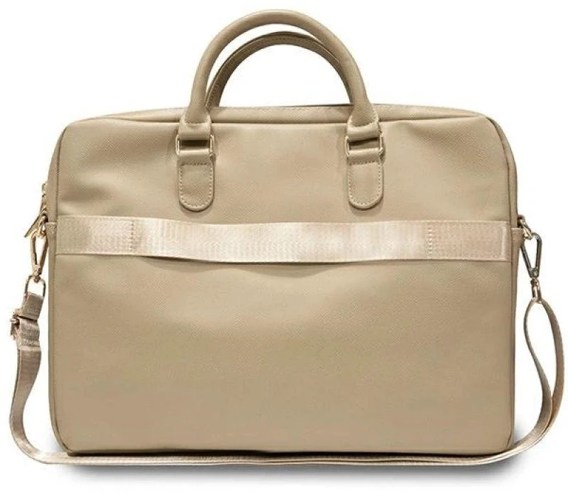 Guess Krepšys GUCB15ZPGSTEGD 16″ light auksinis Triangle 4G