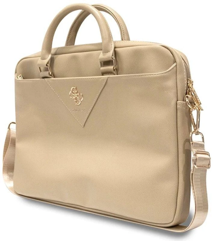 Guess Krepšys GUCB15ZPGSTEGD 16″ light auksinis Triangle 4G