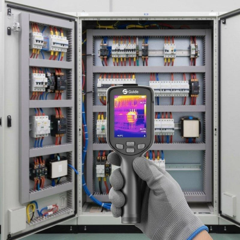 Guide Sensmart E3 thermal imaging camera Graphite 256 x 192 pikselių Built-in display LCD 640 x 480 pikselių