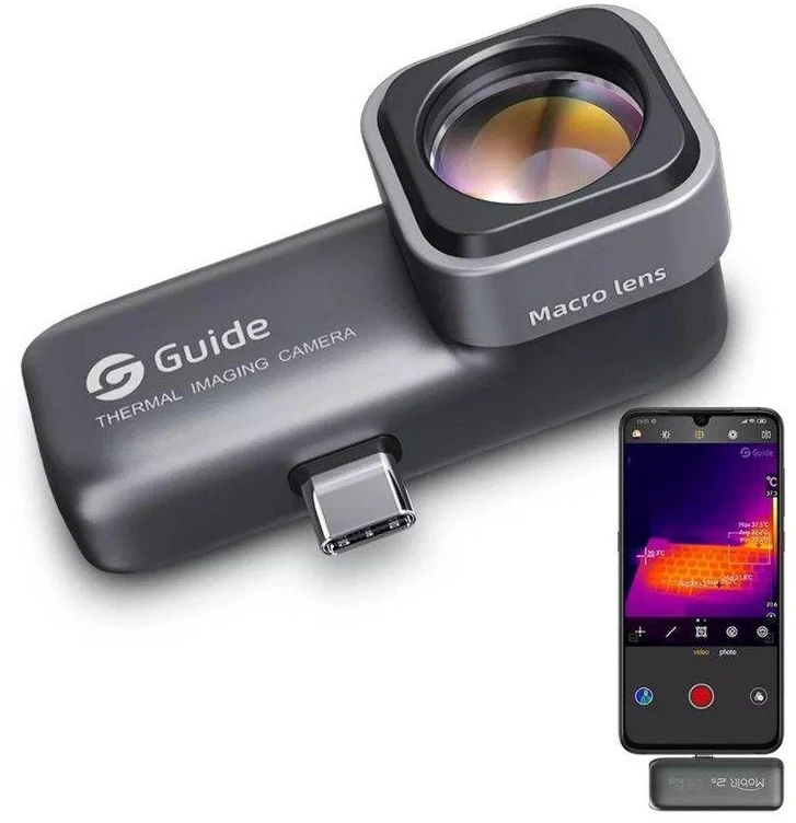 „Guide Sensmart M2SA-5X“ terminio vaizdo kamera su grafitu