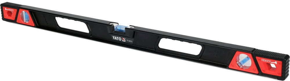 Yato Magnetinis gulsčiukas 800 mm, sustiprintas aliuminis, su 3 kolbelėmis, stiprus magnetinis gulsčiukas