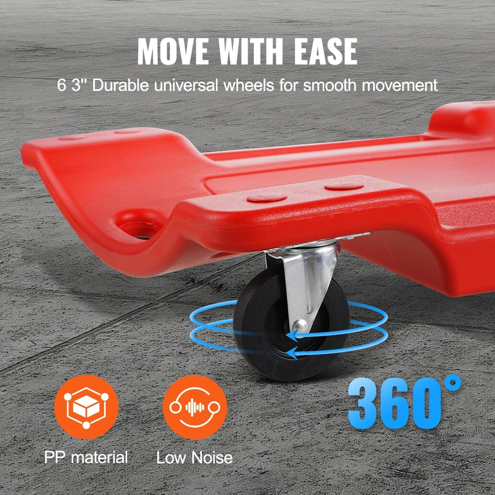 VEVOR Mechaniko plastikinis ropojimo vežimėlis 158 kg