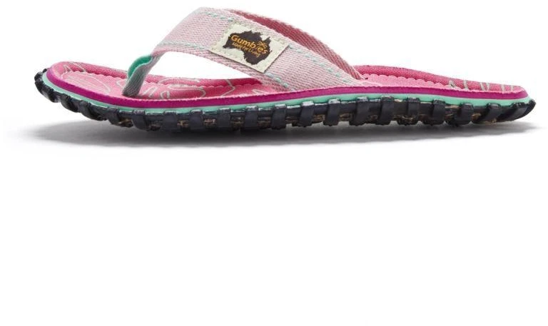 Gumbies moteriškos šlepetės per pirštą ISLANDER FLIP-FLOP BLUSH HIBISCUS