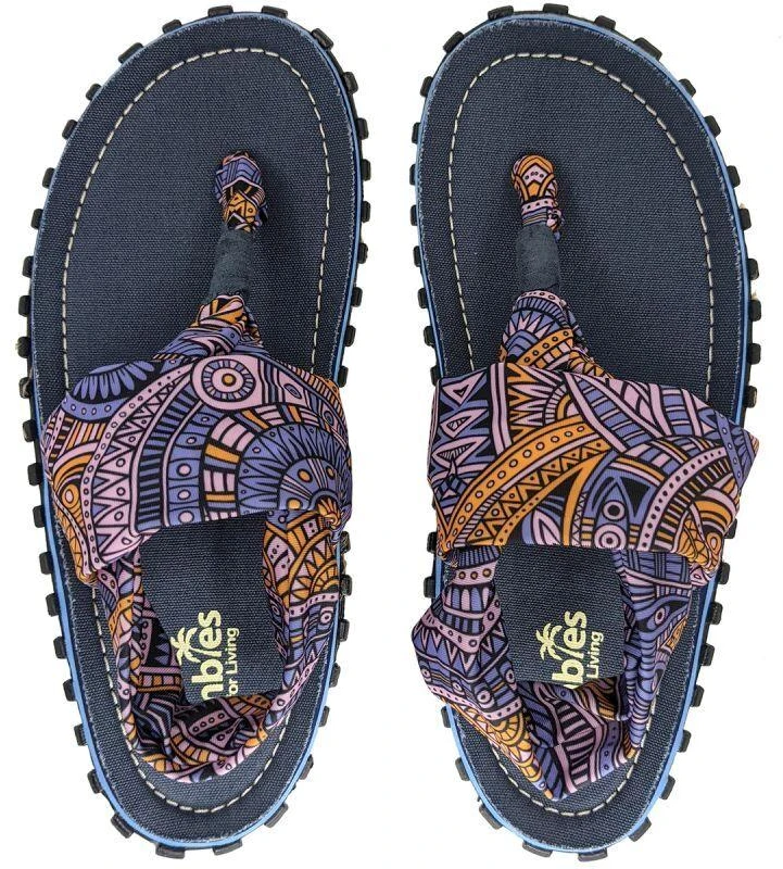 Gumbies Slingback Flip-Flops W G-SB-WN-AZTEC