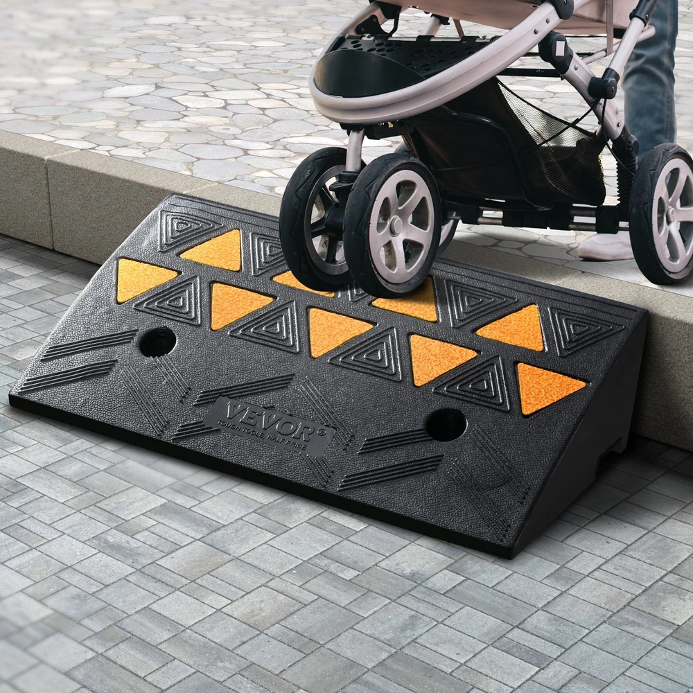 Vevor Guminis šaligatvio nuolydžio rampa 10.8 cm aukščio