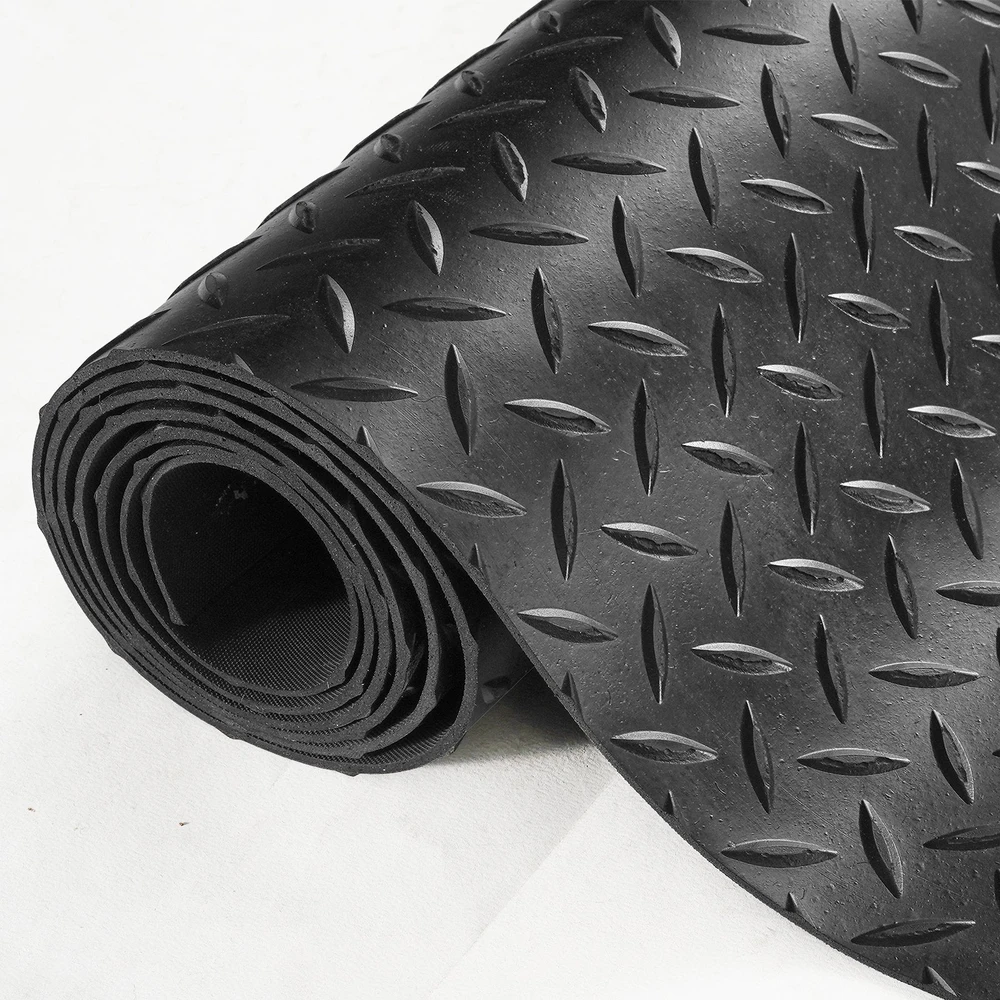 Vevor Garažinė guminė grindų danga su raštu 3 mm