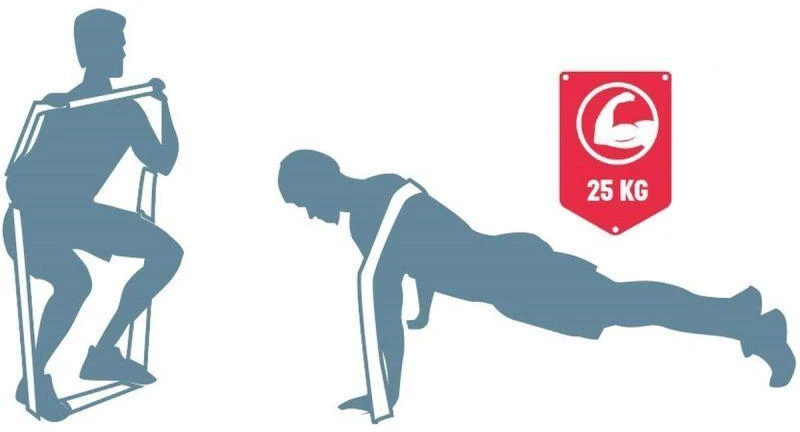 GUMINĖ JĖGOS JUOSTA PASIPRIEŠINIMO JUOSTA 25KG UMBRO