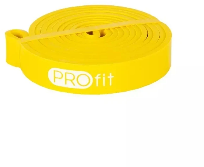 GUMINĖ JUOSTA PROFIT POWER BAND GELTONA 208x0.45x2.2 cm /SL2607