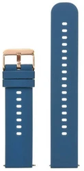 Pacific U27 guminis laikrodžio dirželis - navy mėlynas/rosegold - 20mm