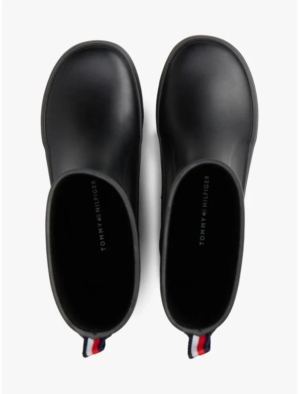 Guminiai batai Tommy Hilfiger Flag Rain Boot, juodi
