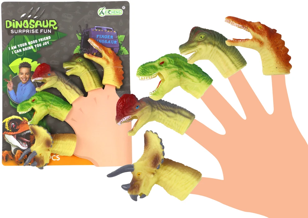 Dinozaury- Pirštukinės lėlės Dinozaurai