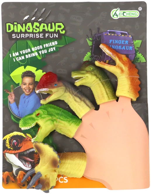 Dinozaury- Pirštukinės lėlės Dinozaurai