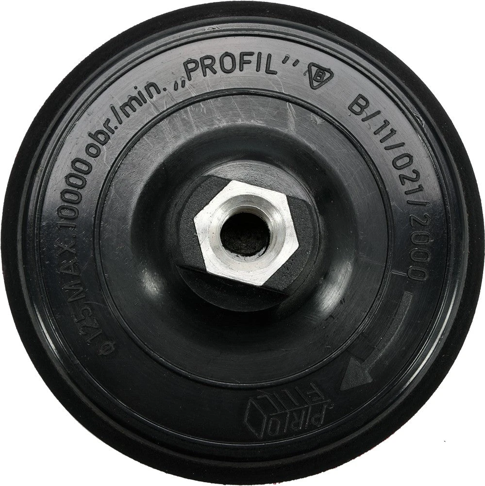 Profil GUMINIS DISKAS KAMPINIAM ŠLIFUOKLIUI | M14 | 125 MM (08511)