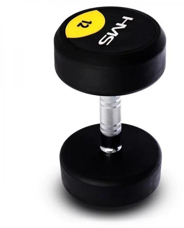 Guminis hantelis HMS HG Pro - 12 kg