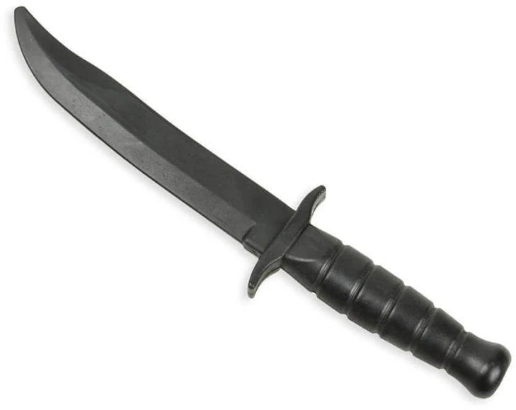 BUSHIDO Guminis treniruočių peilis, juodas - ARW-5051