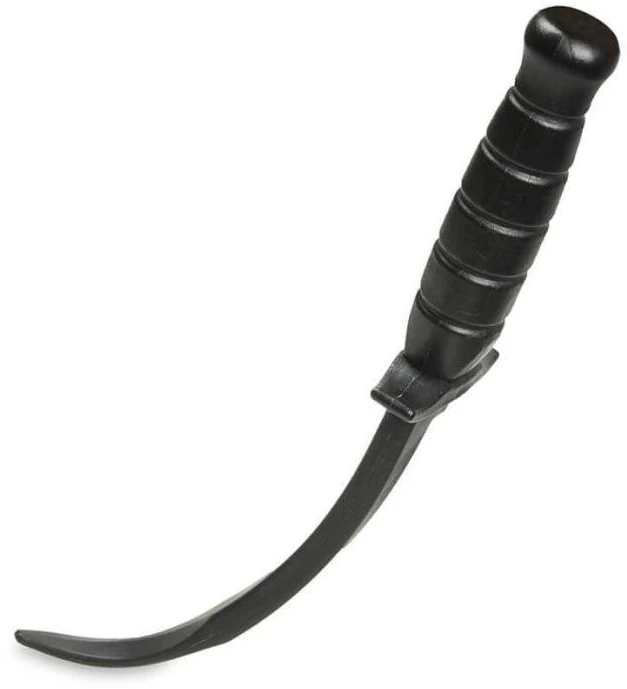 BUSHIDO Guminis treniruočių peilis, juodas - ARW-5051