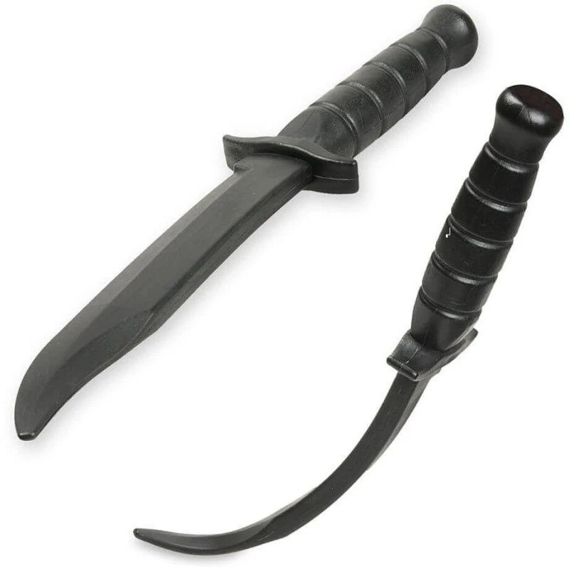 BUSHIDO Guminis treniruočių peilis, juodas - ARW-5051