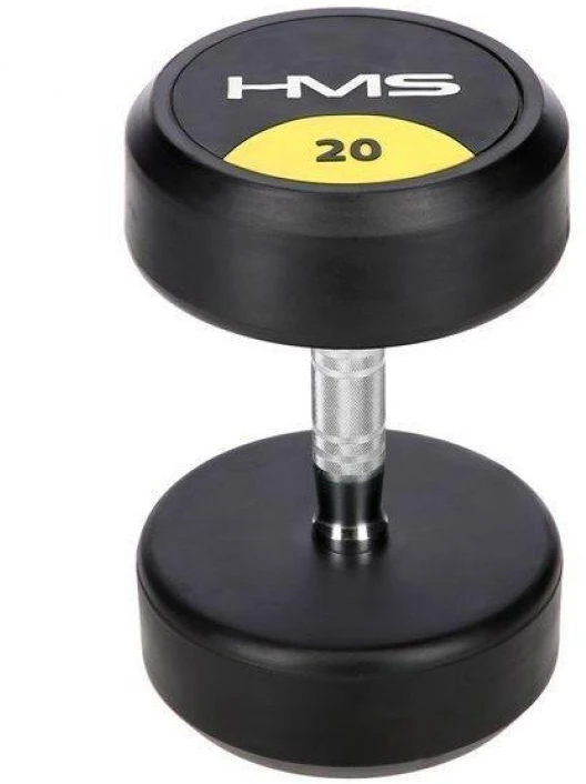 Guminis hantelis HMS HG Pro - 20 kg
