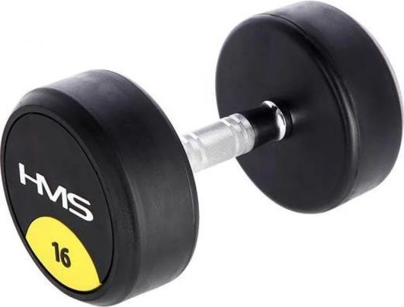 Guminis hantelis HMS HG Pro - 16 kg