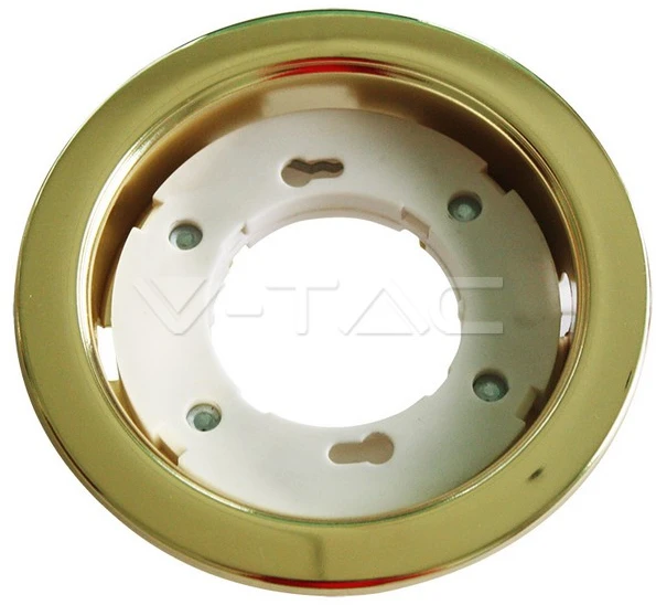 GX53 įmontuojamas lemputės rėmelis V-TAC, apvalus, aukso spalvos