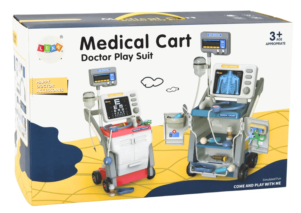 Žaislinis daktaro rinkinys Lean Toys su stendu