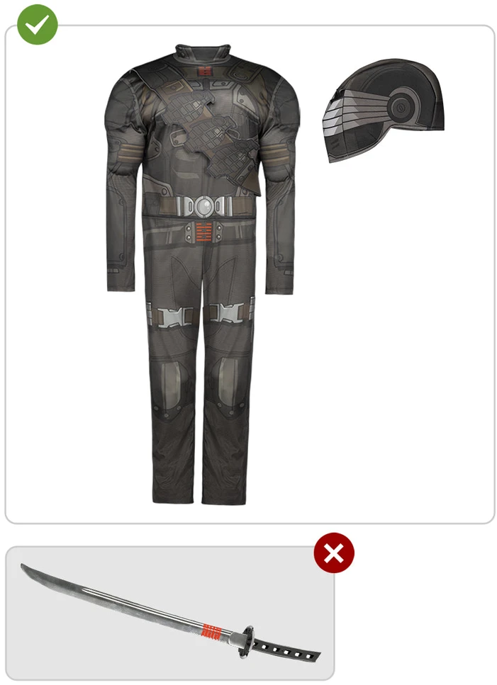 Gyvatės akių kostiumas suaugusiesiems – G.I. Joe