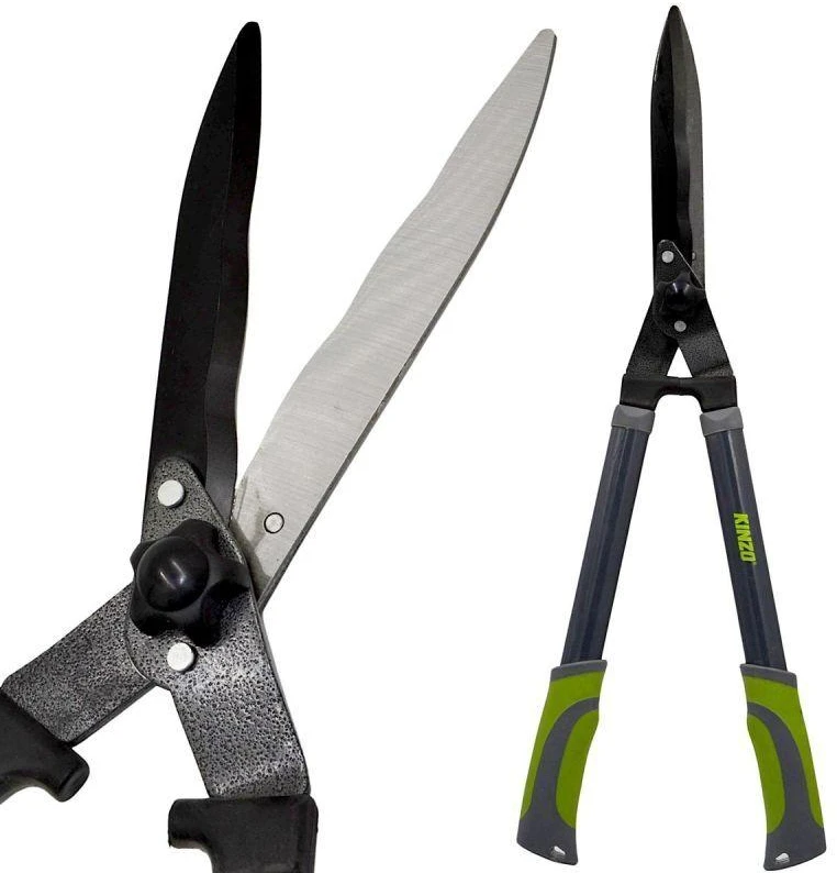 Hedge kirpimo žirklės su banguotu ašmeniu 65 cm Kinzo