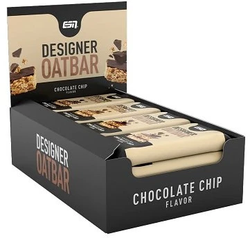 Haferriegel ESN Designer Oatbar 12 × 100 g, šokolado drožlių skonio