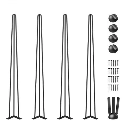 VEVOR Plieninės plauktuotos stalo kojos 101,6 cm