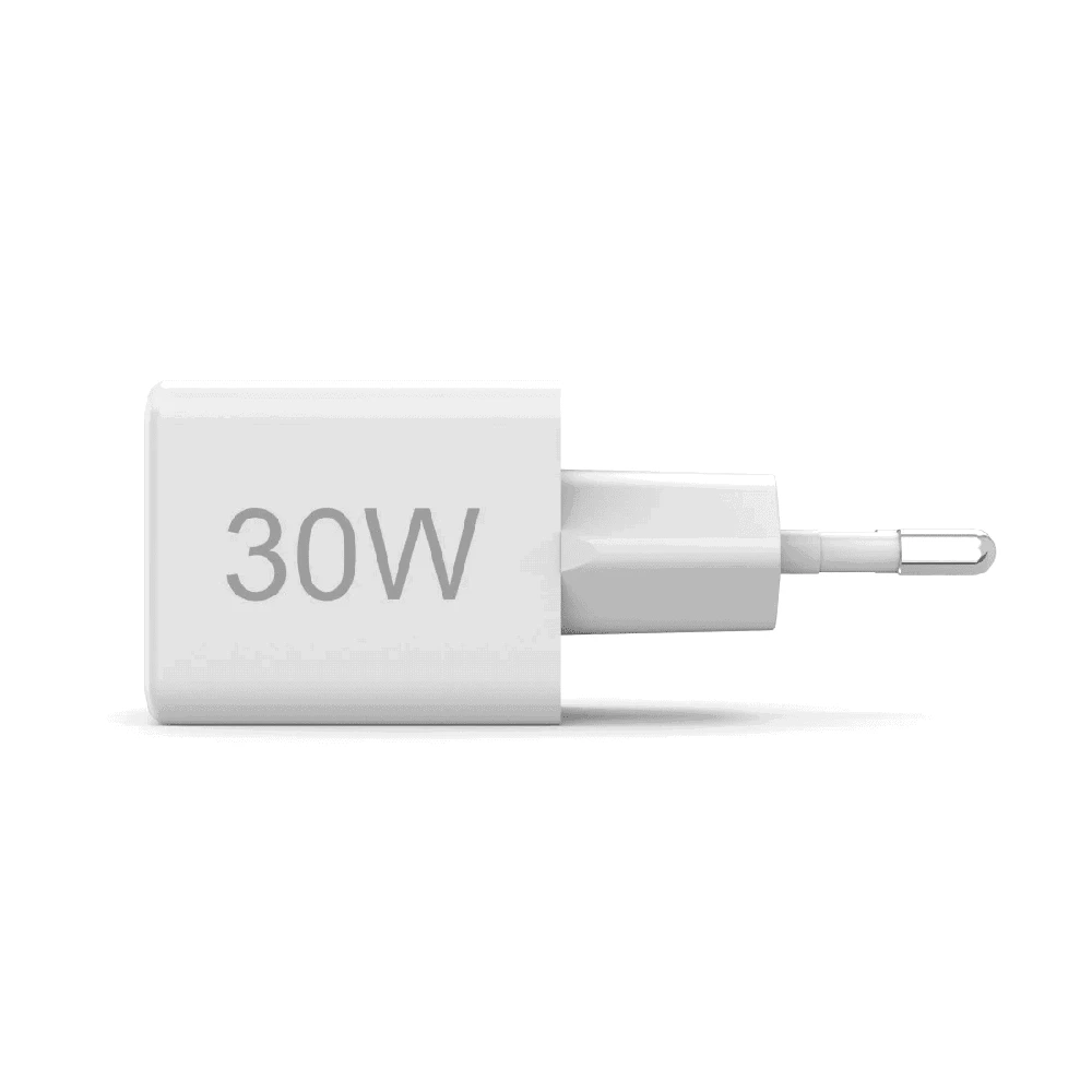 Hama mini 30W PD/QC 1x USB-C, 1x USB-A balta
