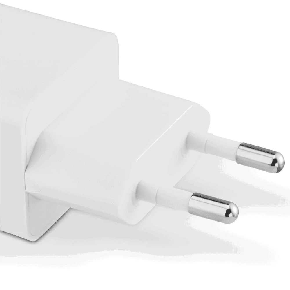 Hama mini GaN 65W PD/QC 2x USB-C, 1x USB-A balta