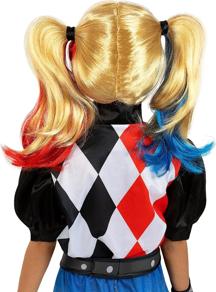 Harley Quinn kostiumas su šortais mergaitėms – DC Comics