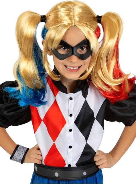 Harley Quinn perukas mergaitėms – „Betmenas“ (Batman)