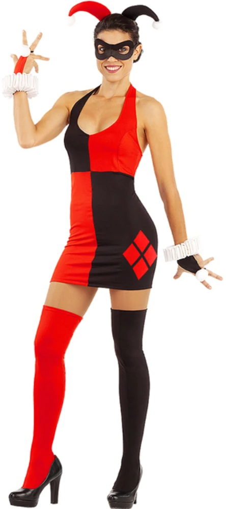Harley Quinn vakarėlio suknelė moterims – DC Comics